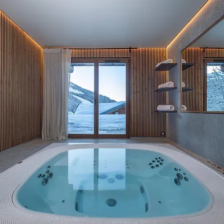 Chalé De Luxe Avec Jacuzzi Et Vues Panoramiques à 1650 - Fr-1-563-133 Courchevel